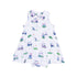 Vintage Golf Carts Pink Polo Collar Bodysuit Dress S25