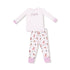 2 Piece Bamboo Lounge Wear Set L/S - Cowgirl Dogs W25