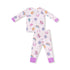 2 Piece Bamboo Lounge Wear Set L/S - Disco Cowgirl W25