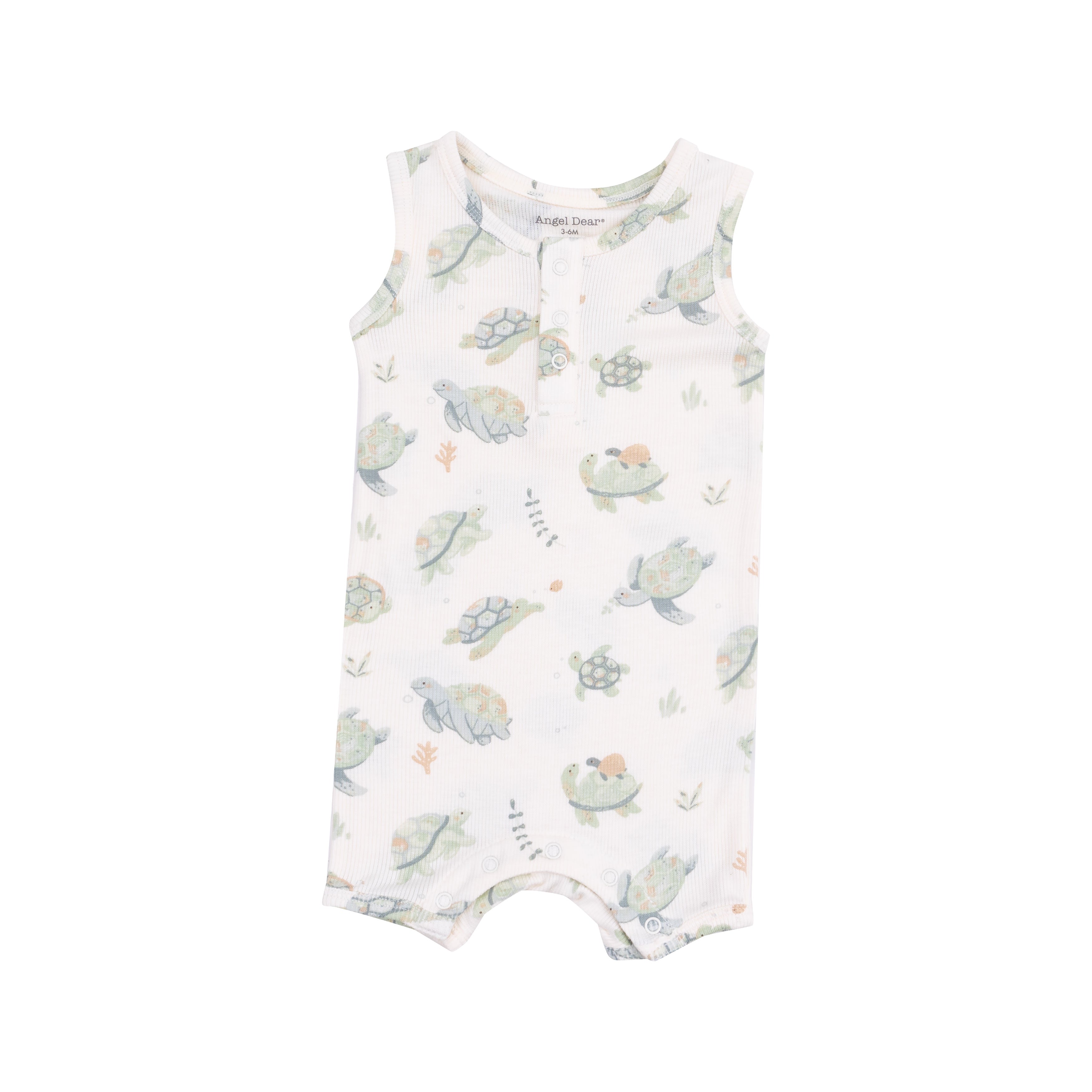Sea Turtles Sleeveless Shortie Romper S25