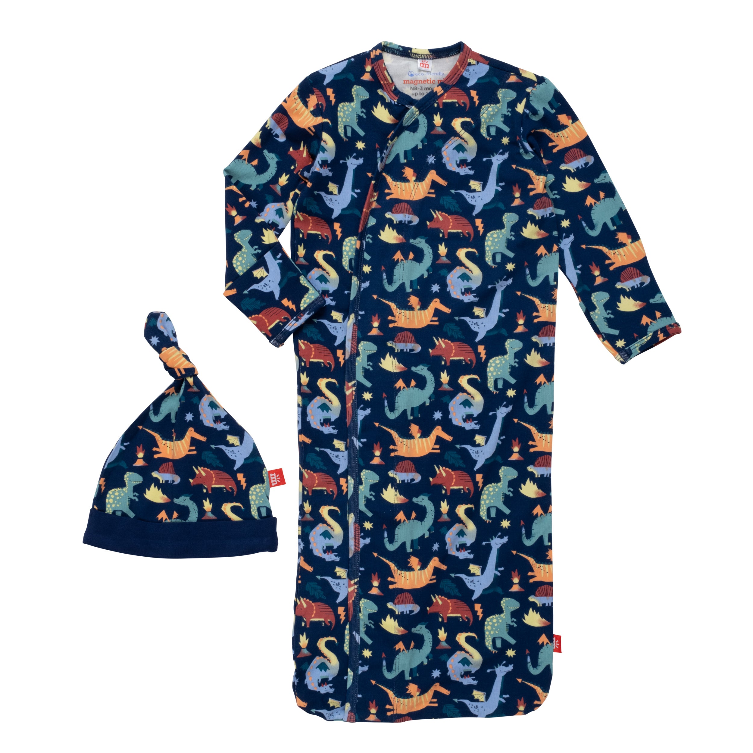 Talon-ted Magnetic Gown With Hat Set