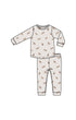 2 Piece Bamboo Lounge Wear Set L/S - Mini Horses W25
