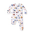 Crayon Construction 2 Way Zipper Footie W25