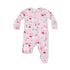 Golfing Mrs. Claus & Elvesl 2 Way Zipper Footie W25