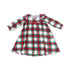 Holiday Plaid Lounge Wear Gown W25