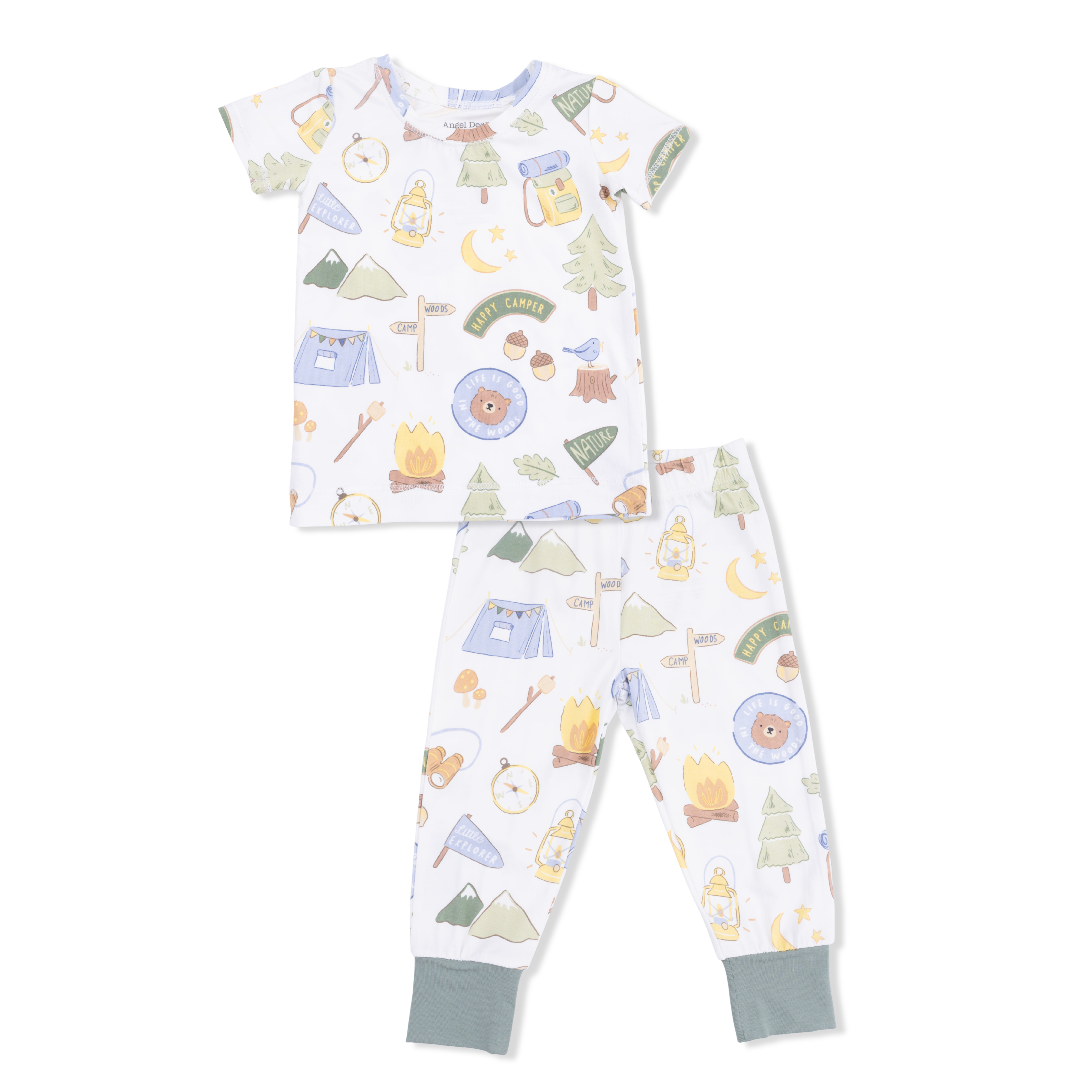 Camping Blue - Short Sleeve Loungewear Set S26
