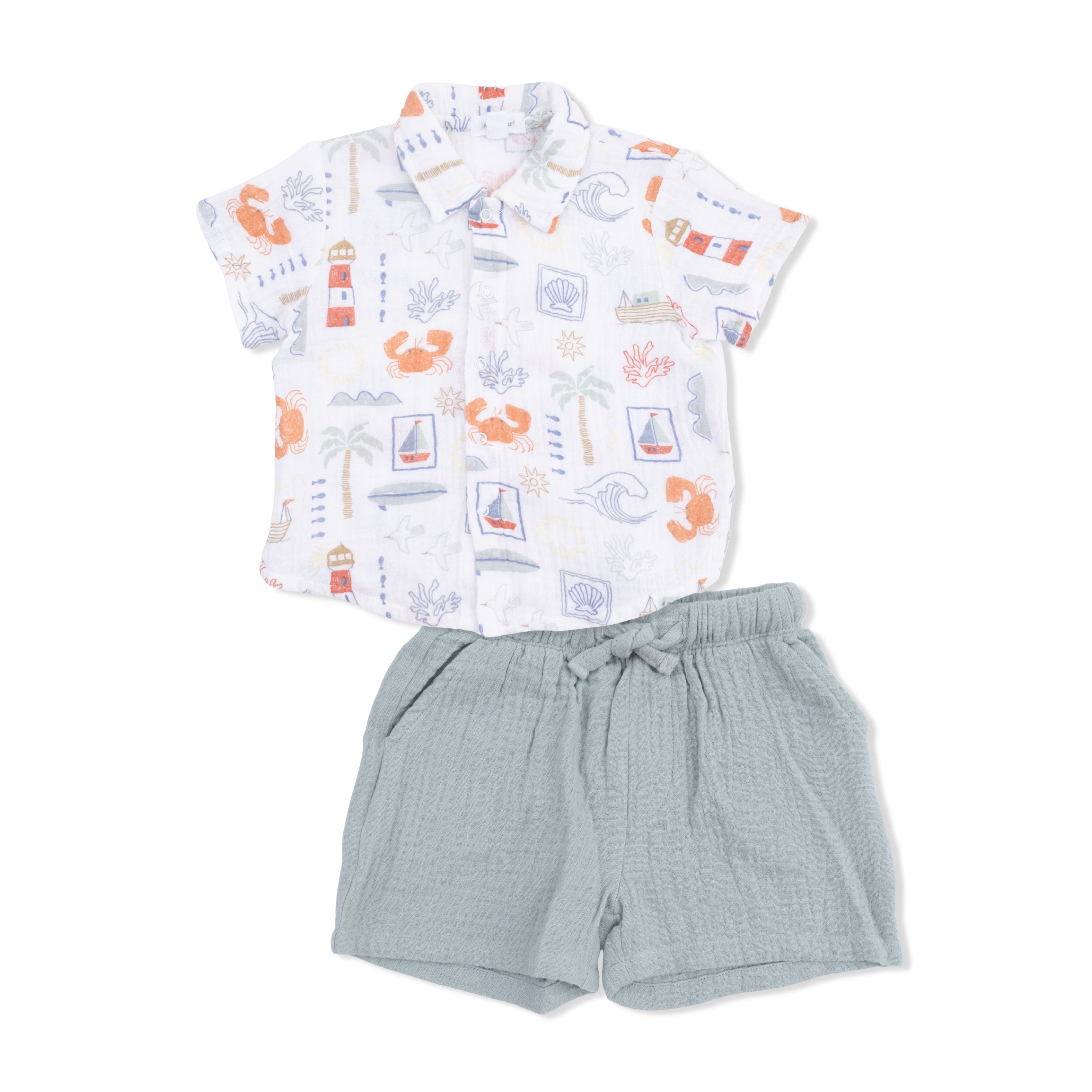 Club Mediterranean- Polo Muslin with Casual Short S26