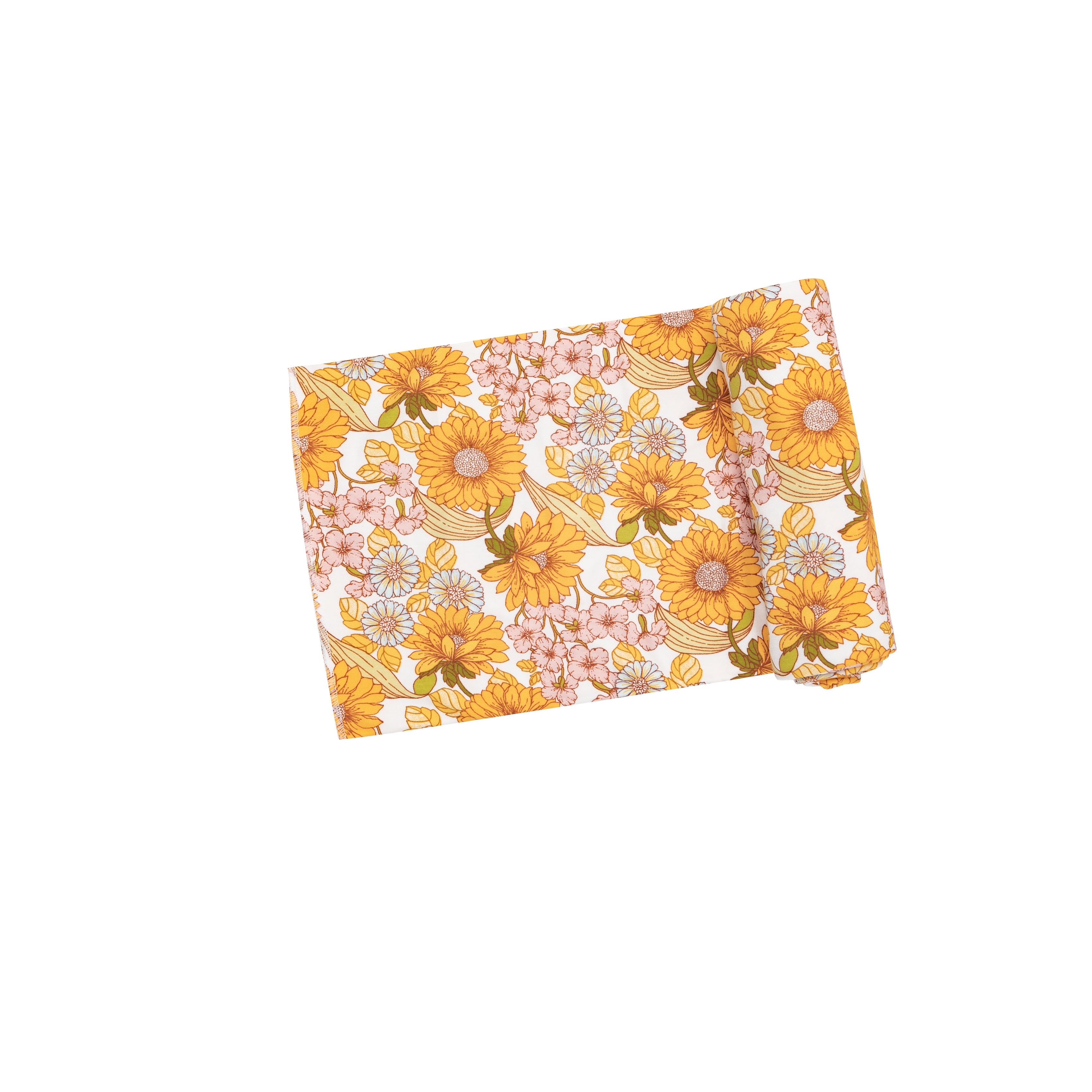 Bamboo Swaddle Blanket - Sunflower Dream Floral