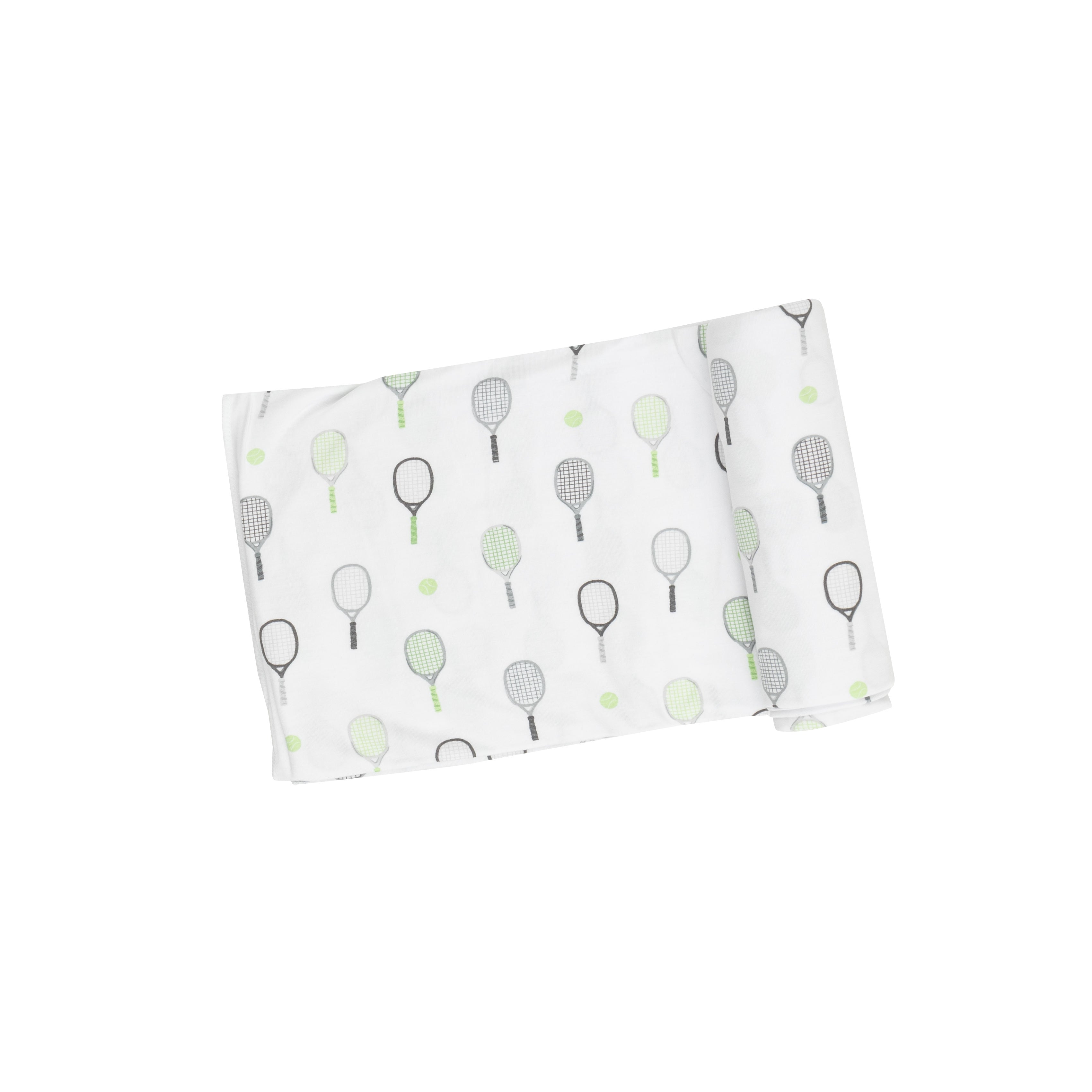 Bamboo Swaddle Blanket - Tennis Green