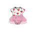 Twirly S/s Tutu Bodysuit Dress- Hearts