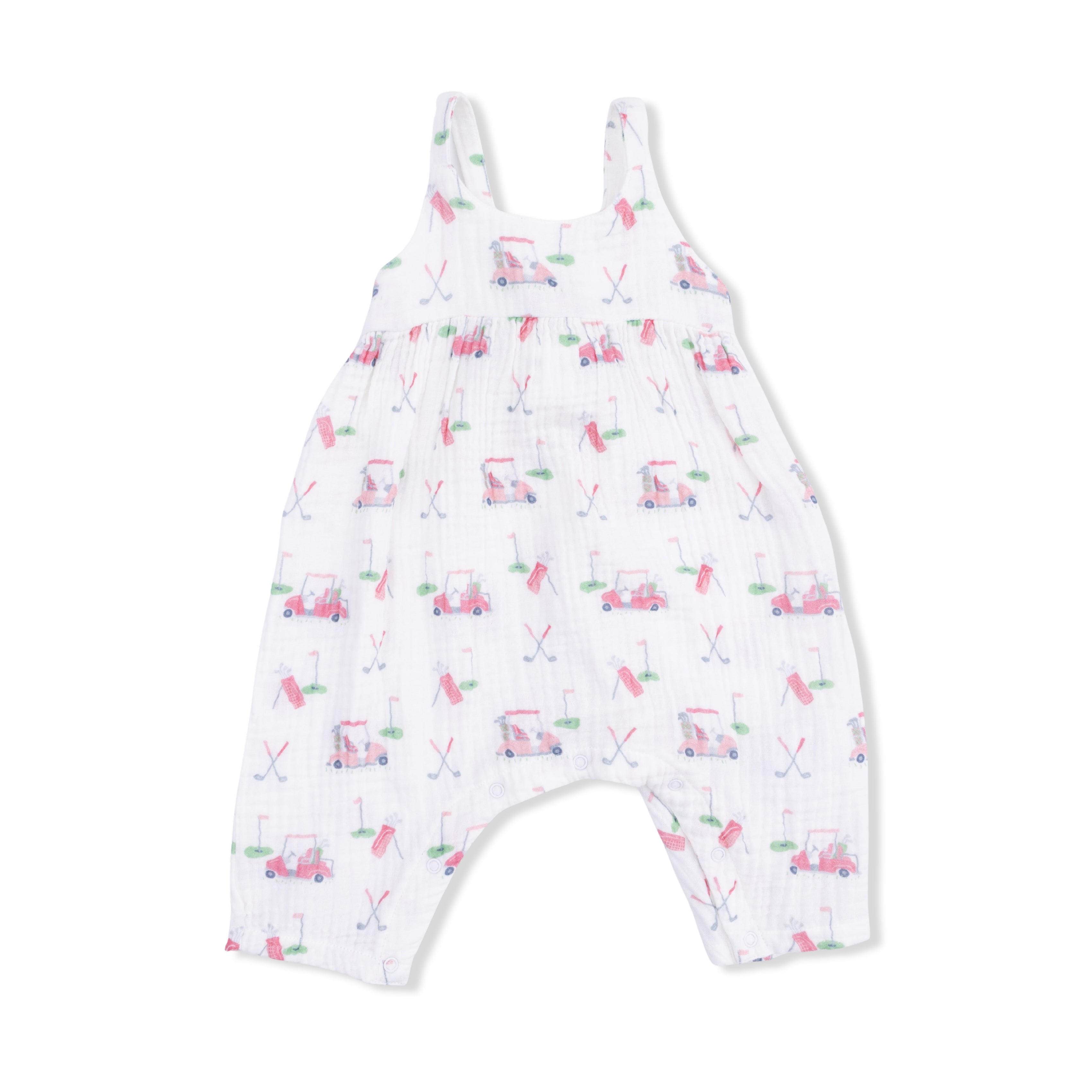 Baby Golf Carts - Tie Back Romper S26