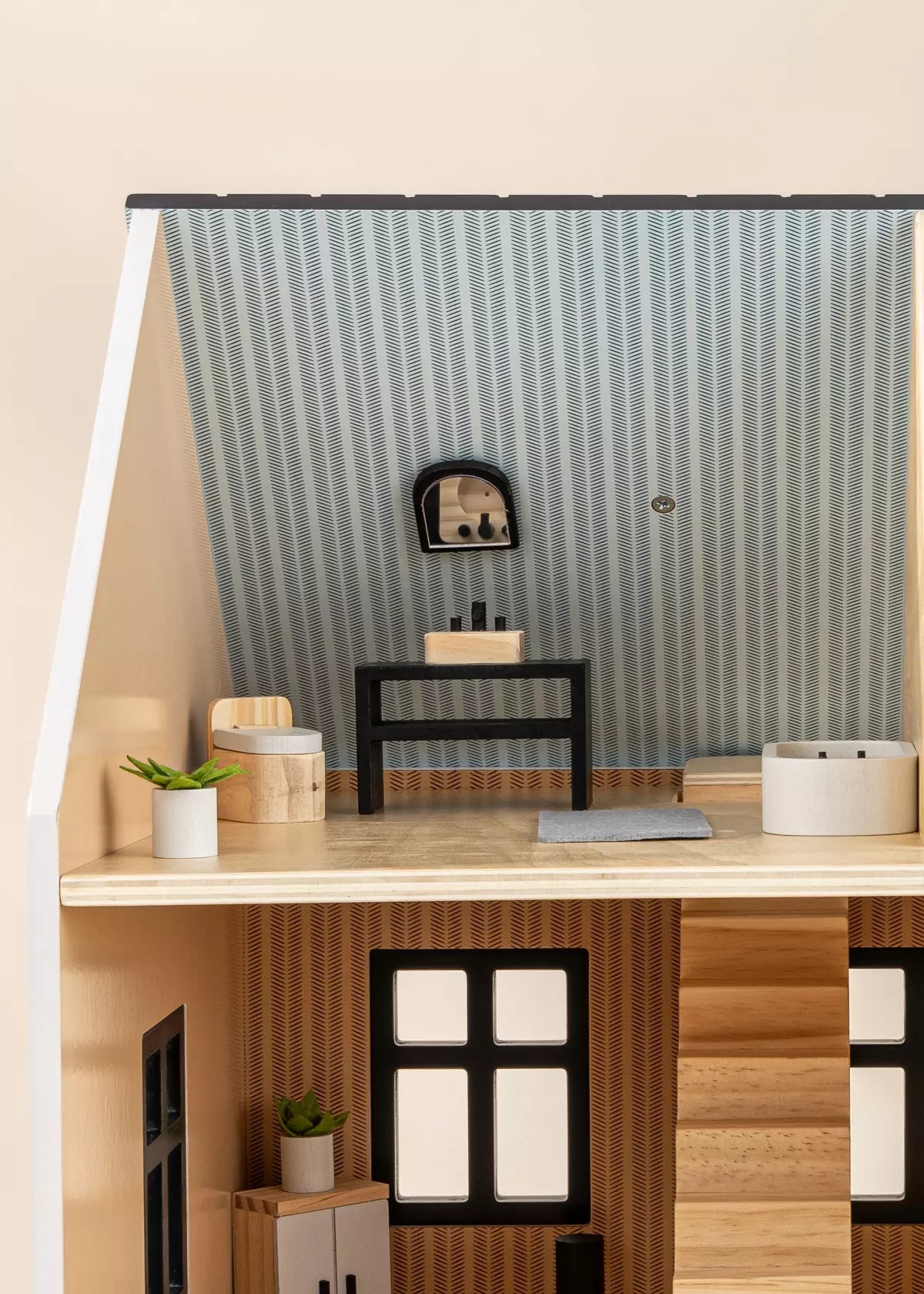 Coco Village Wooden Doll House Bathroom Furniture (6pcs)