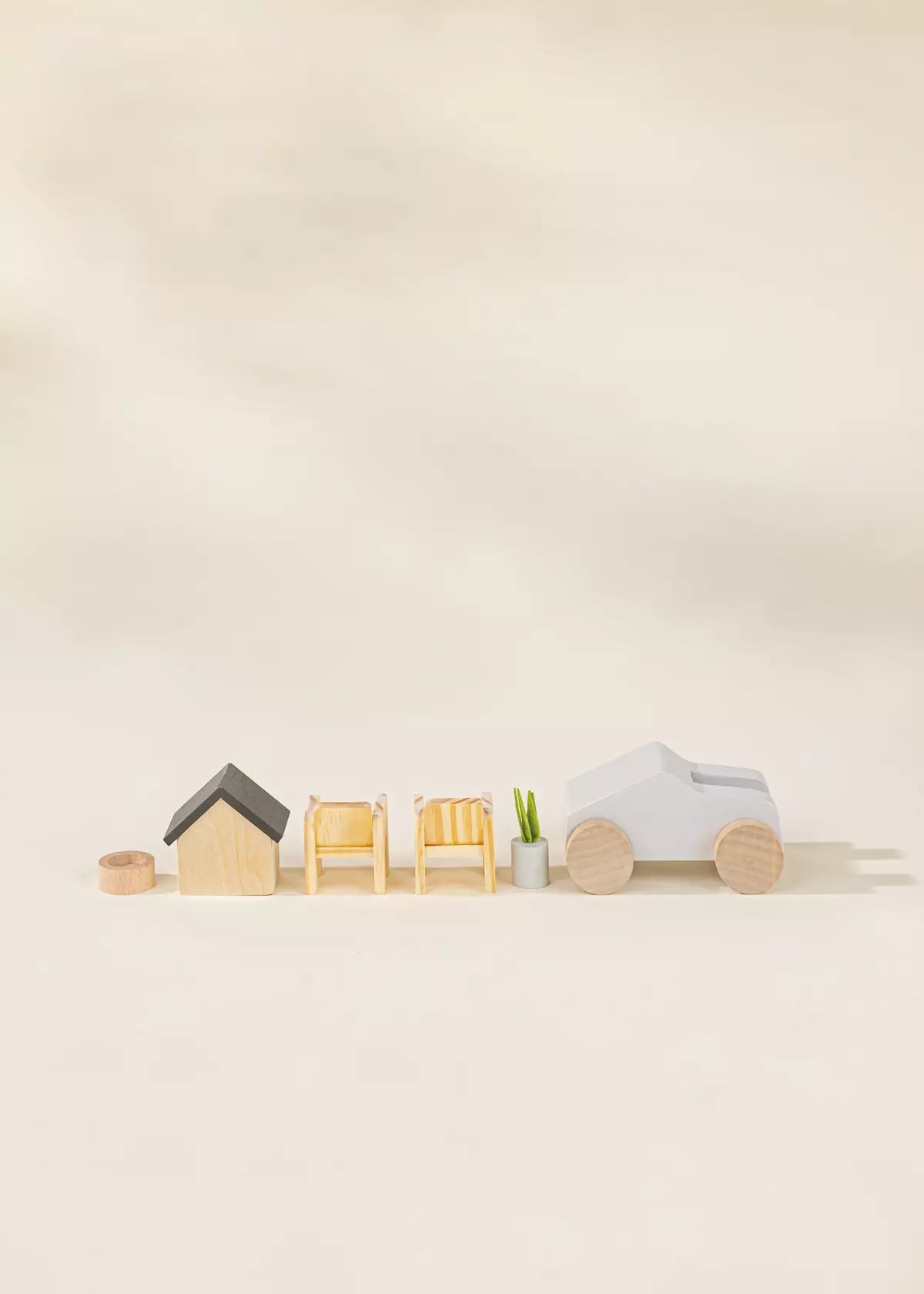 Coco Village Wooden Doll House Outdoor Furniture (8pcs)