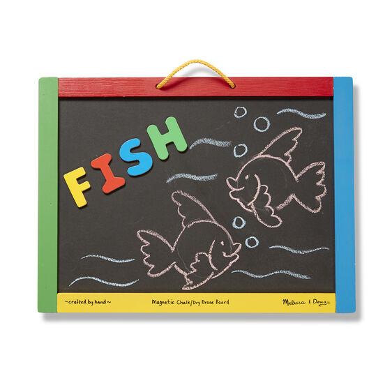 Melissa & Doug Magnetic Chalkboard / Dry-Erase Board