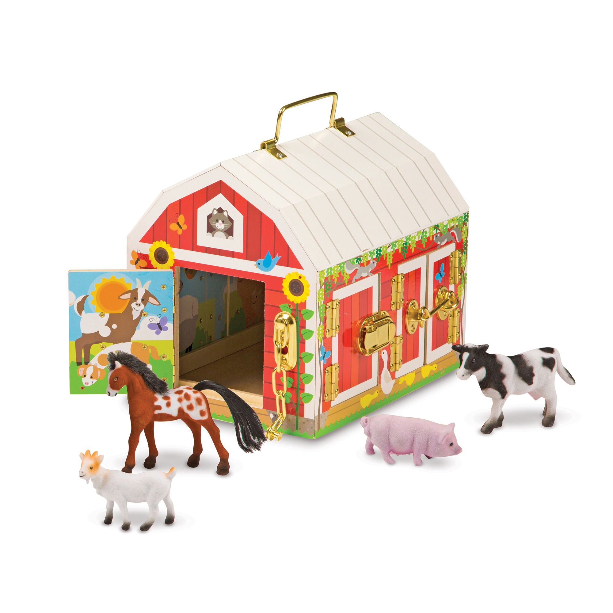 Melissa and Doug Wooden Latches Barn