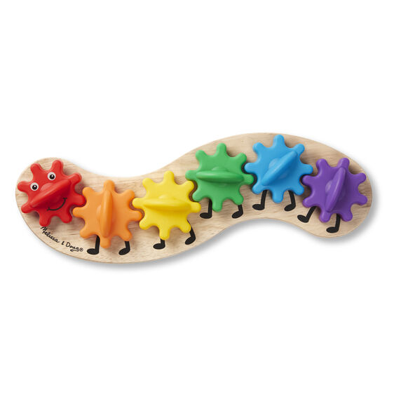 Melissa & Doug Wooden Caterpillar Gears Toy