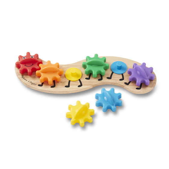 Melissa & Doug Wooden Caterpillar Gears Toy