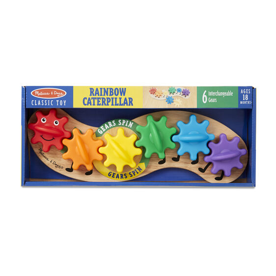 Melissa & Doug Wooden Caterpillar Gears Toy