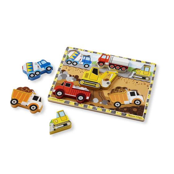 Melissa & Doug Chunky Puzzle- Construction