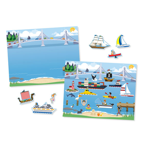 Melissa & Doug Reusable Sticker Pad- Vehicles