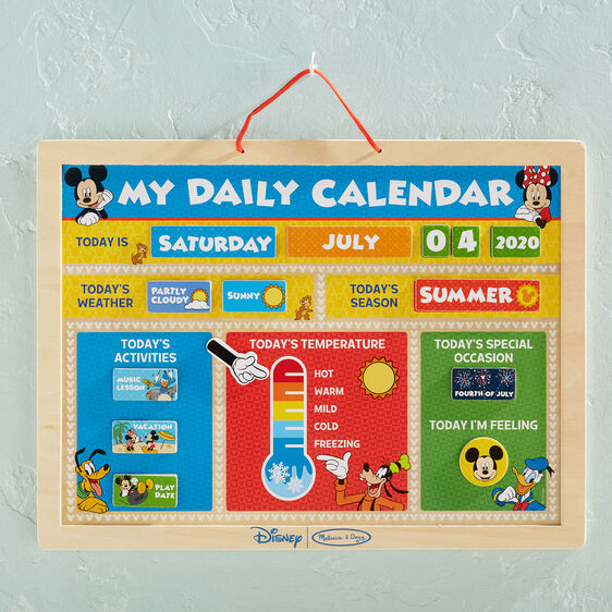 Melissa & Doug My Daily Magnetic Calendar - Mickey Mouse