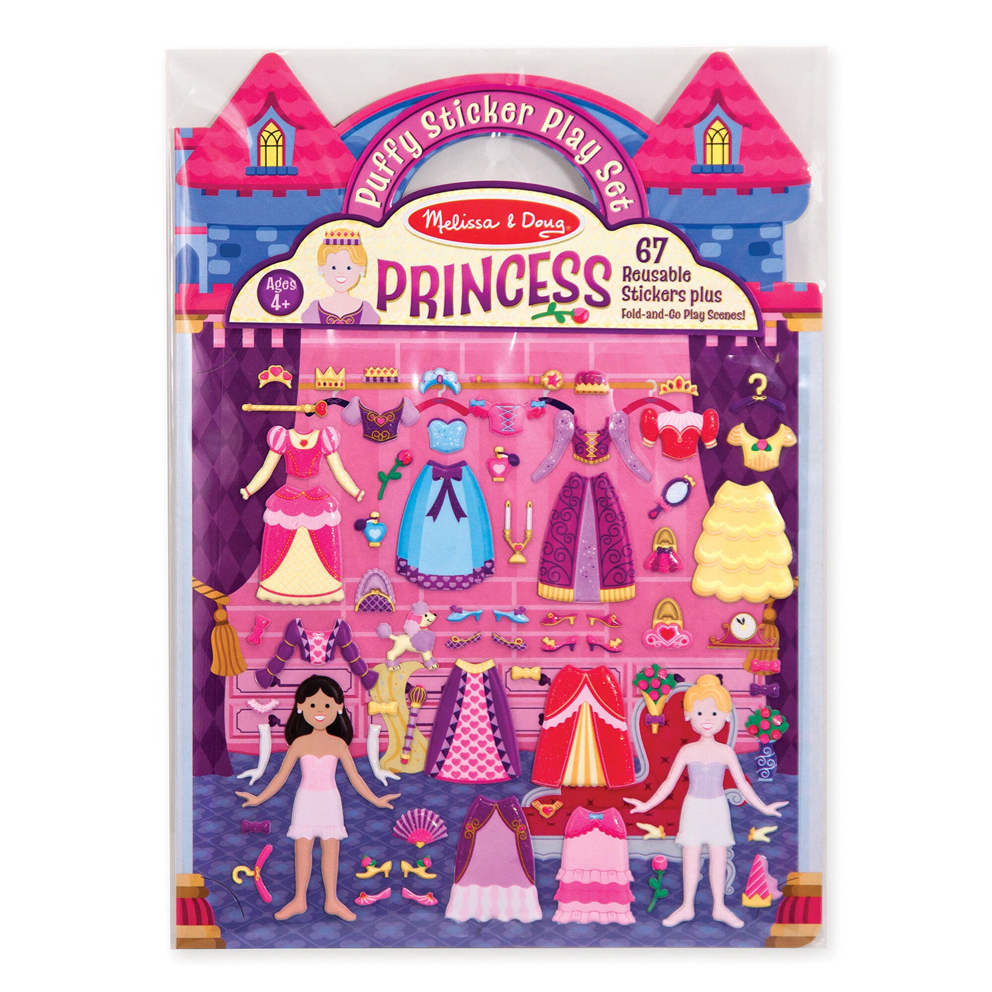 Melissa and Doug Puffy Sticker Play Set- Princess