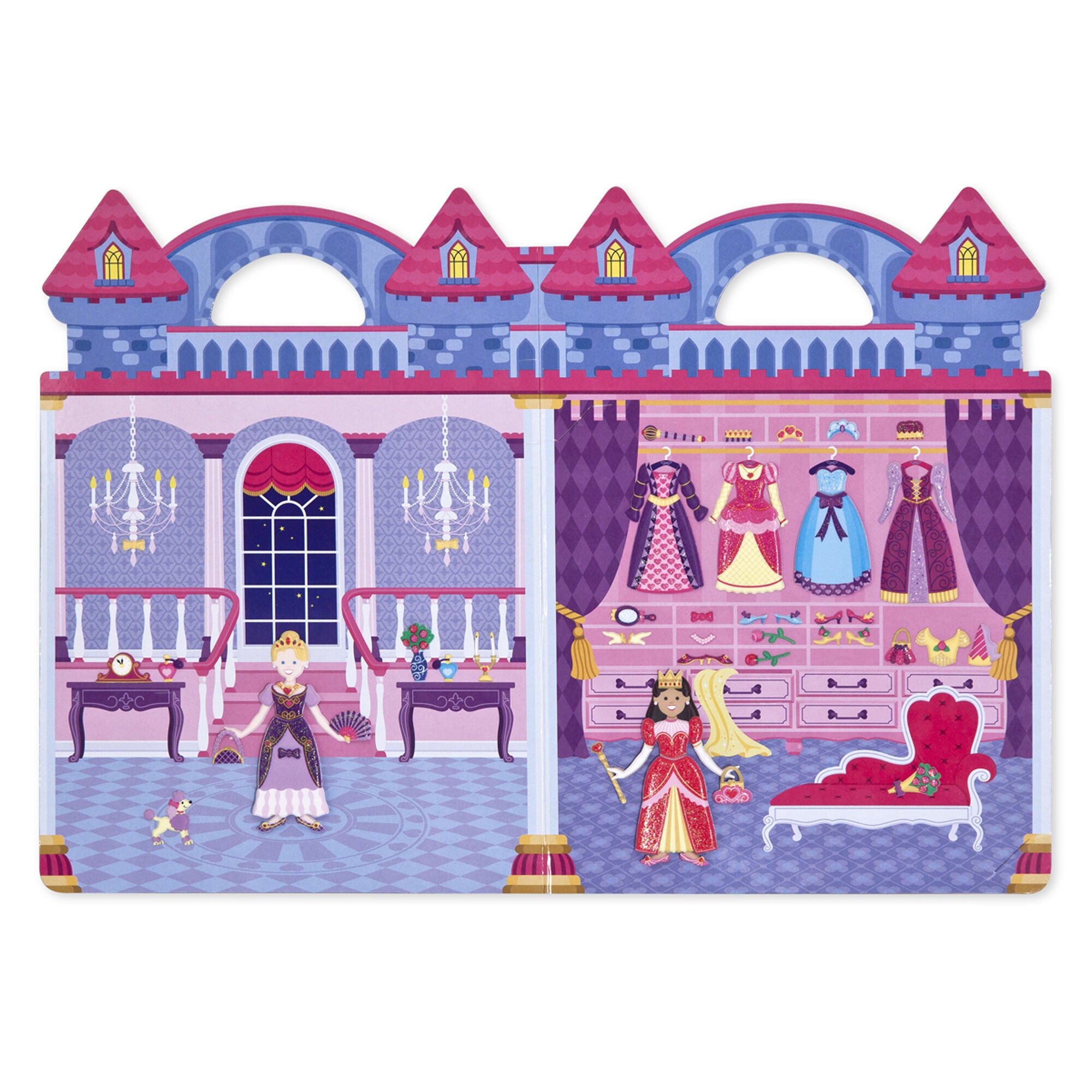 Melissa and Doug Puffy Sticker Play Set- Princess