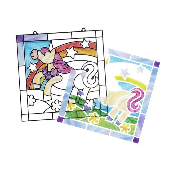 Melissa & Doug Stained Glass - Unicorn