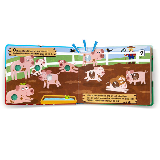 Melissa & Doug Poke-A-Dot Board Book - Old MacDonald's Farm