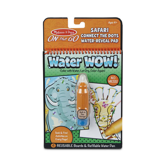 Melissa & Doug On the Go Water Wow - Connect The Dots Safari