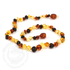 Baltic Amber Baby Necklace Baroque Multi
