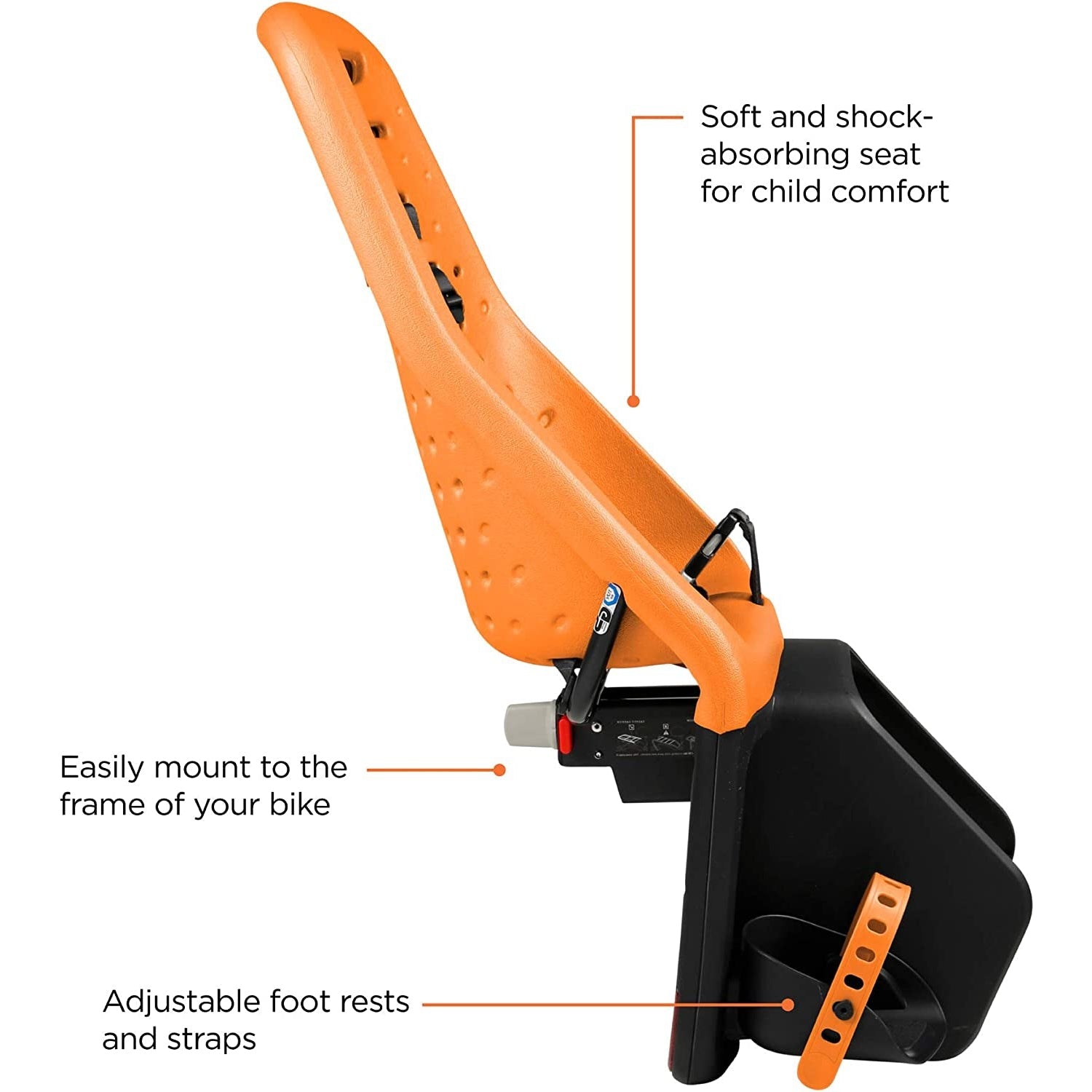 Bike rack with online easyfit window