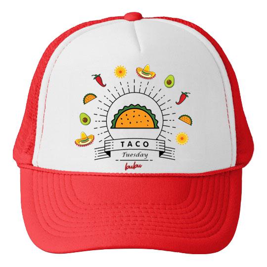 Trucker Hat - Taco Tuesday (Red)