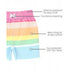 Rainbow Multi-Stripe Swim Trunks