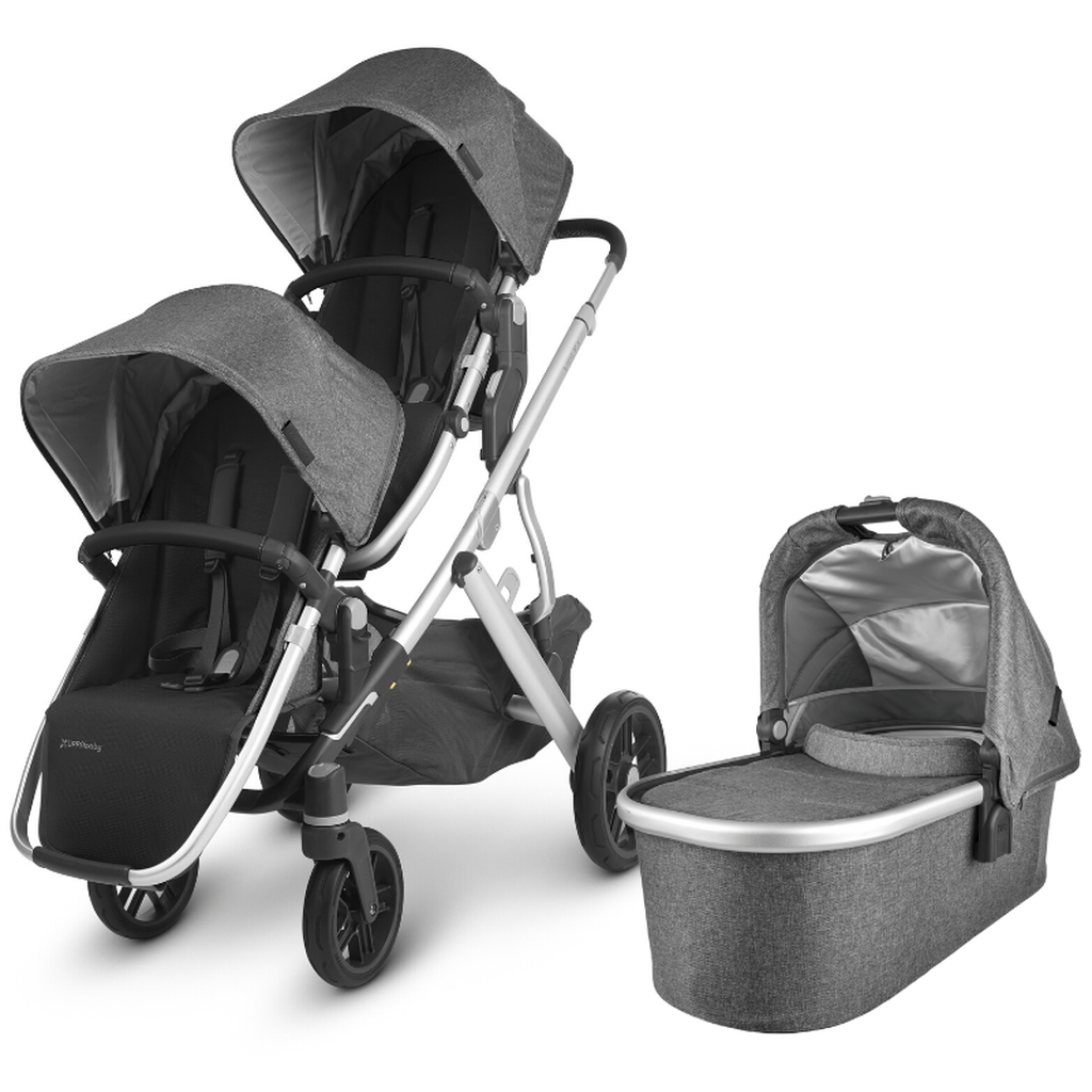 UPPAbaby Vista Double Luxury Stroller Rental (includes Bassinet + Additional Toddler Seat)