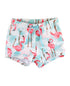 Swim Shorties- Vibrant Flamingo