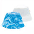 Reversible UV Protection Bucket Hat - Eat, Sleep, Swim/ White