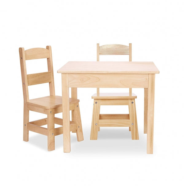 Melissa & Doug Wooden Kid's Table & 2 Chairs Rental