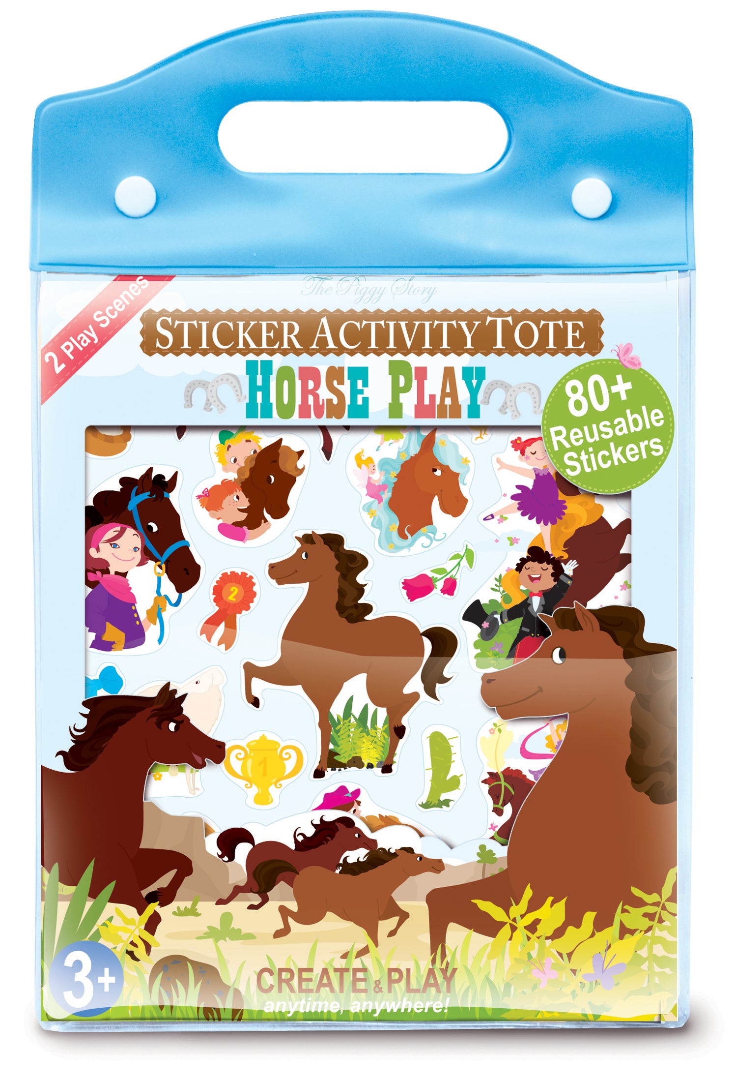 Sticker Activity Tote- Horse Play
