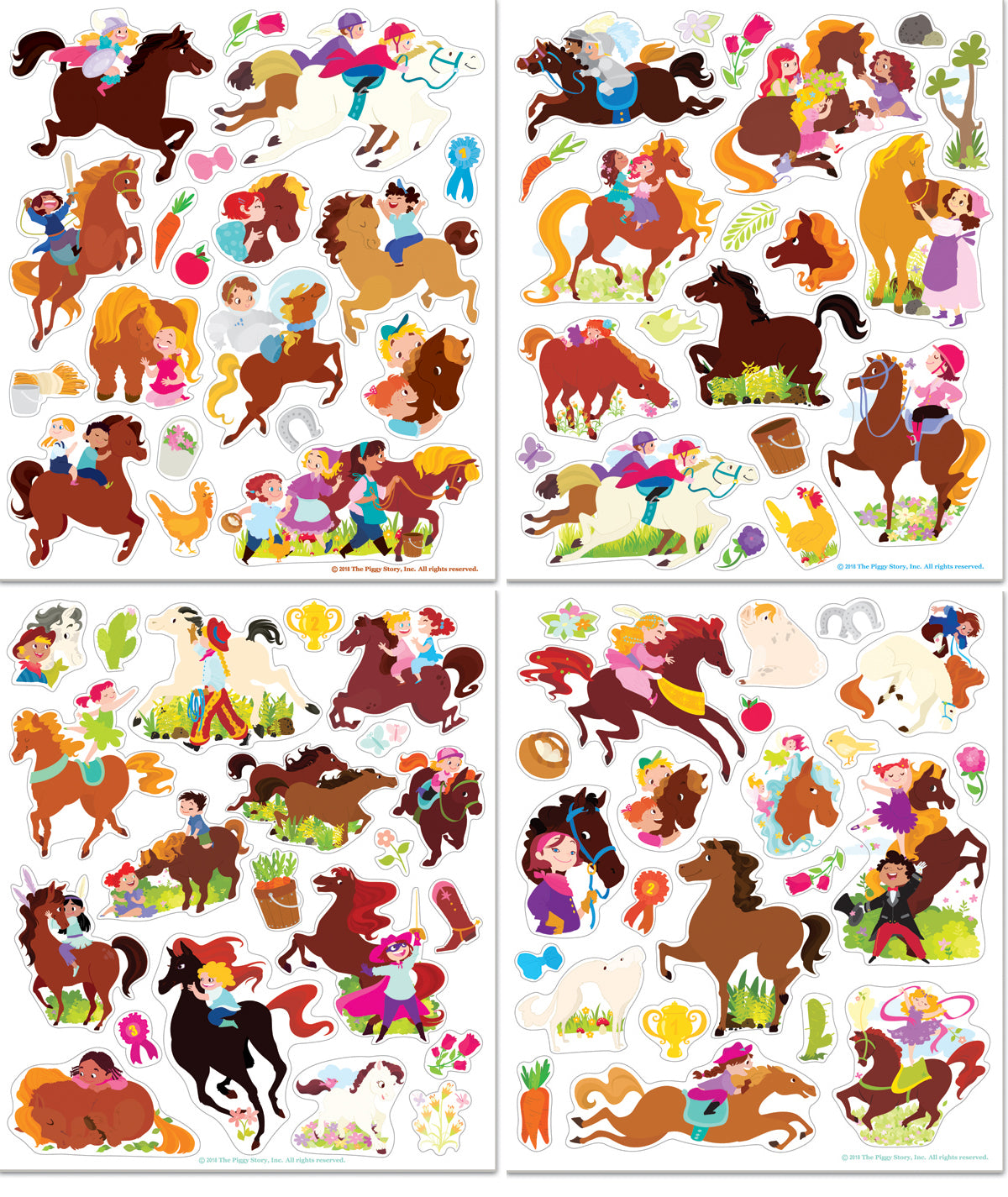 Sticker Activity Tote- Horse Play