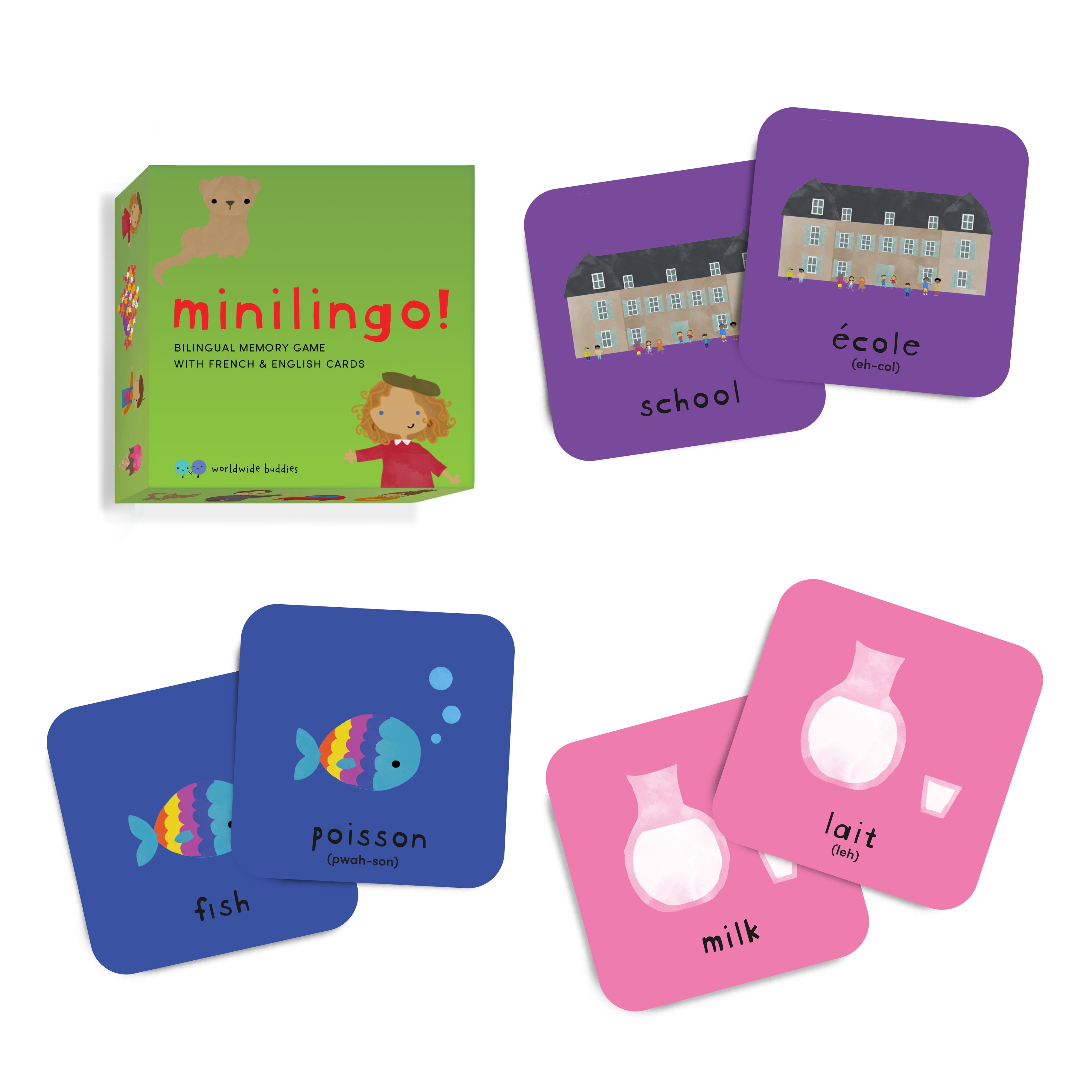 Minilingo - French/English Bilingual Flashcards