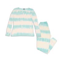 Women's Bamboo Pajama Set (Tie Dye Stripe)