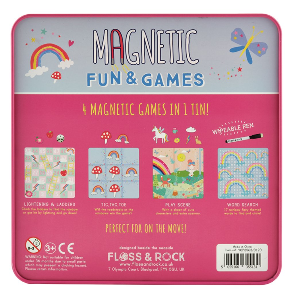 Magnetic Fun & Games Set (4 Games) - Rainbow Fairy