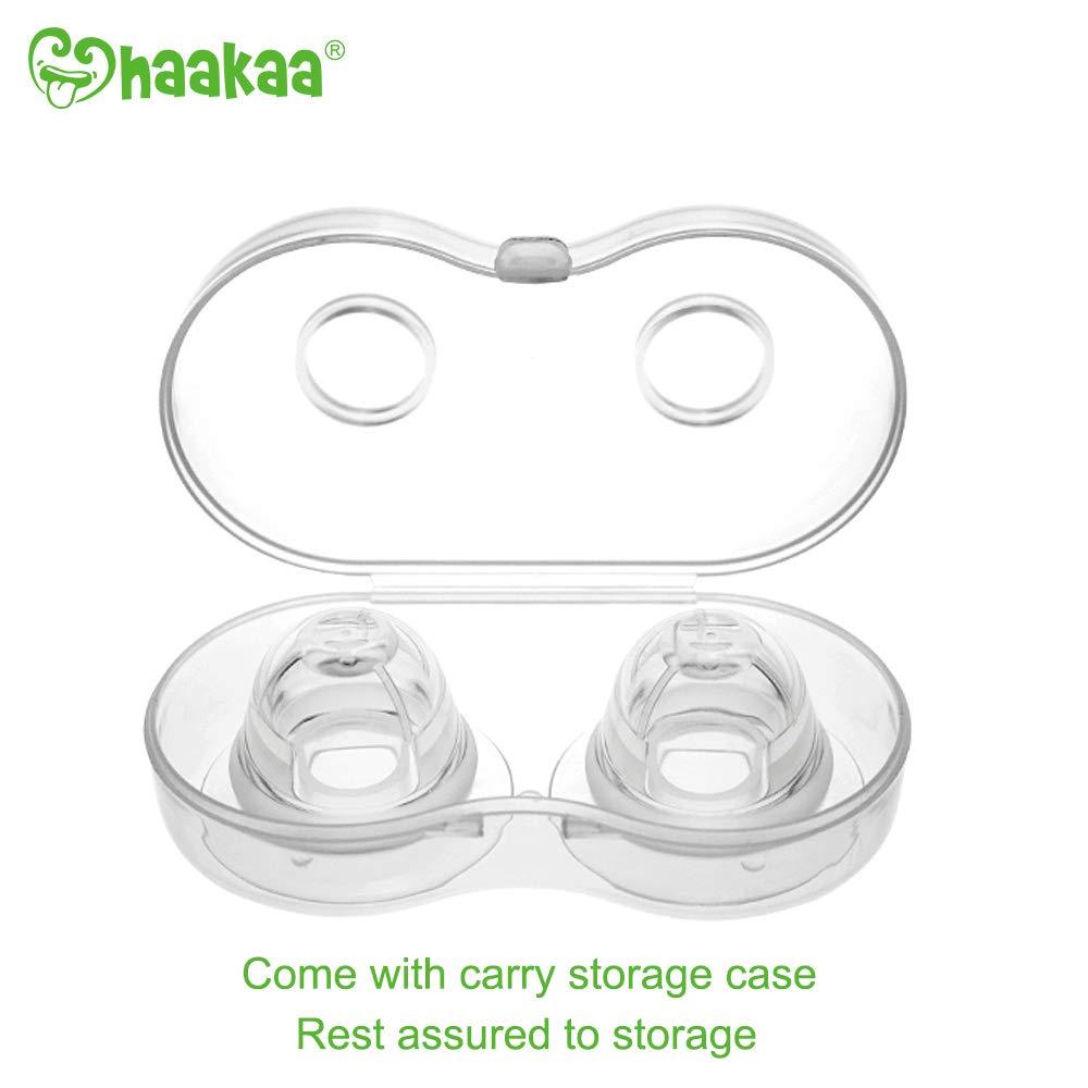  Haakaa Silicone Nipple Shields 2pk : Baby