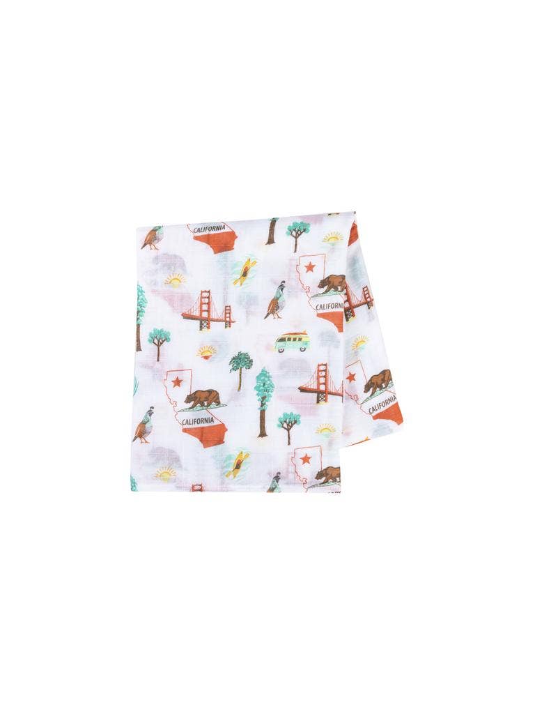 California Baby: Muslin Cotton Baby Swaddle