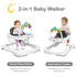 BABY JOY Baby Walker - 2 in 1 Foldable Activity Walker Rental