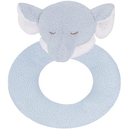 Ring Rattle - Blue Elephant