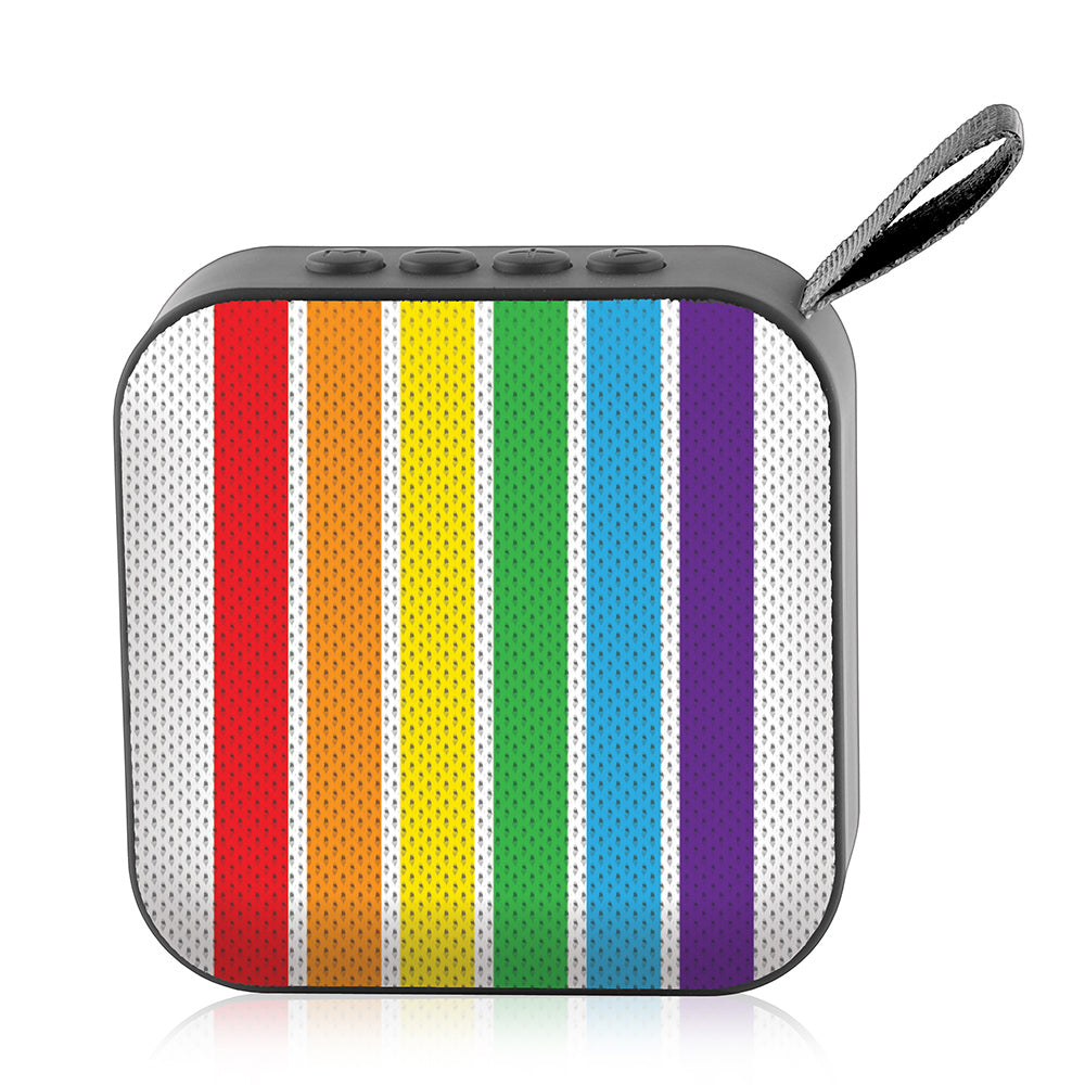 Watchitude Jamm'd Wireless Speaker - Rainbow Stripes