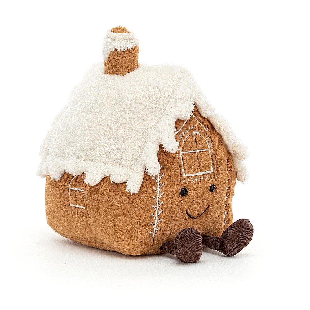 Jellycat Amuseable Gingerbread House Stuffed Animal - Large