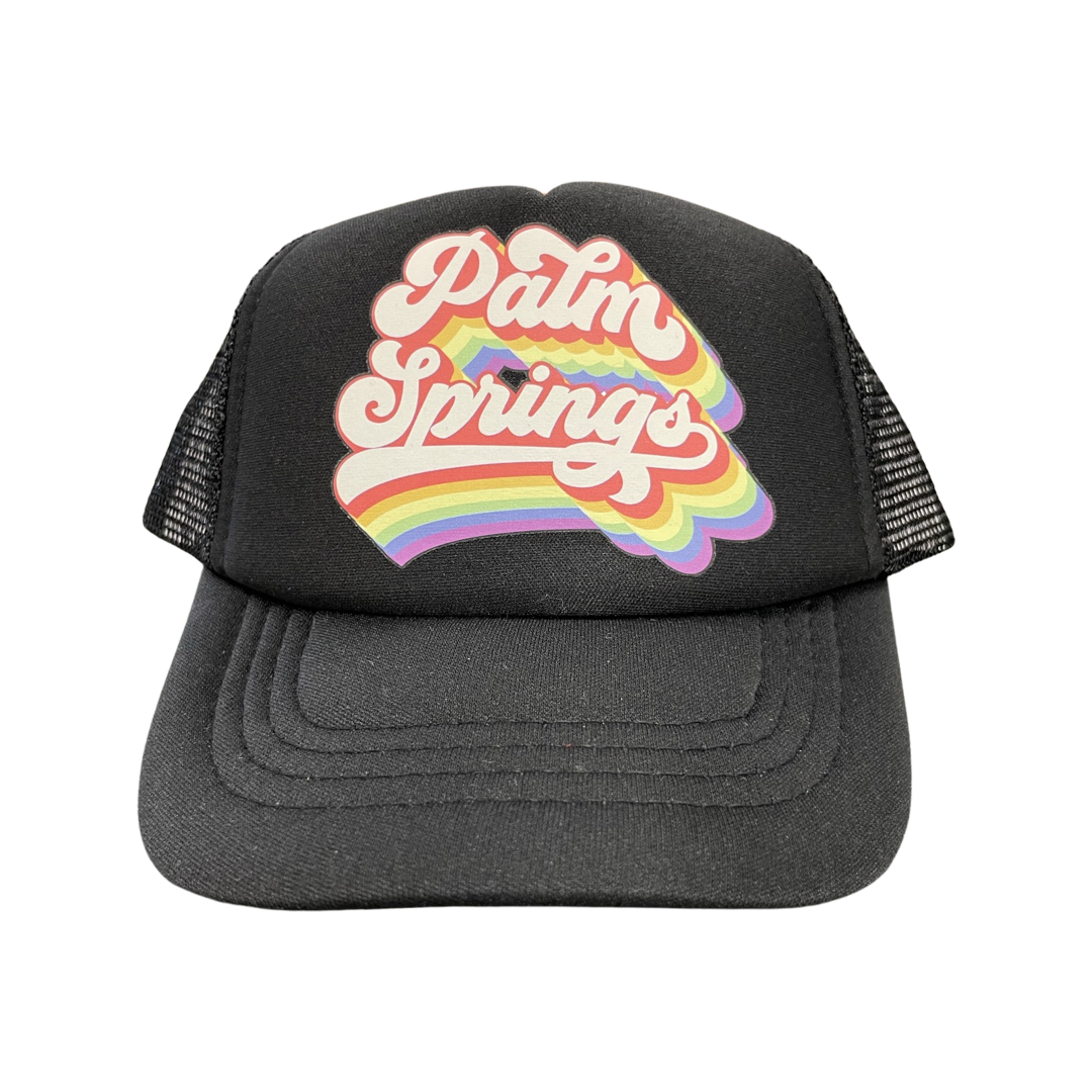 Trucker Hat - Palm Springs Black